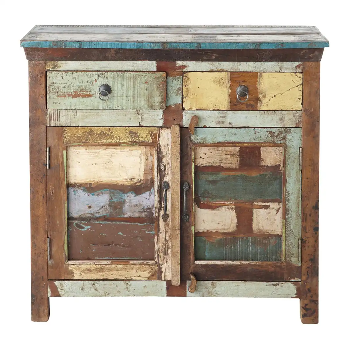 Reclaimed Wood Cabinet with 2 Drawers & 2 Doors - popular handicrafts